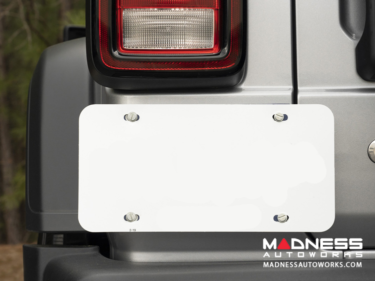 Jeep Wrangler JL Magnetic License Plate Holder